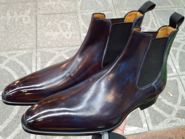 フランチェスコ ベニーニョ FRANCESCO BENIGNO ブーツ サイドゴアブーツ レザー メンズ シューズ 6.5(25.5cm相当) ブラウン