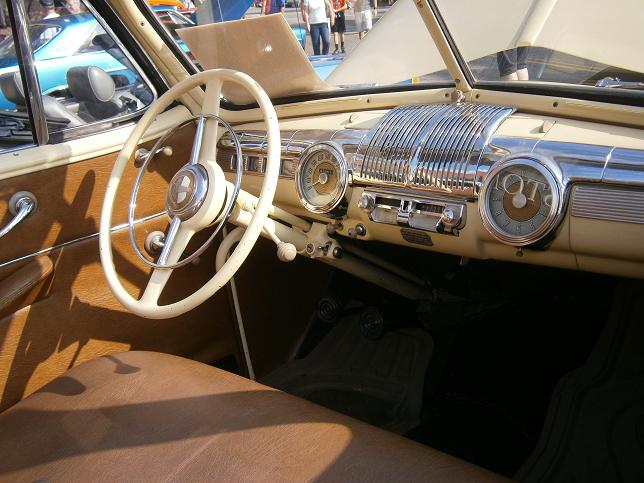 1947 Ford Super Delux inside