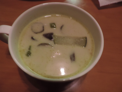 ８．３グリーンカレースープ